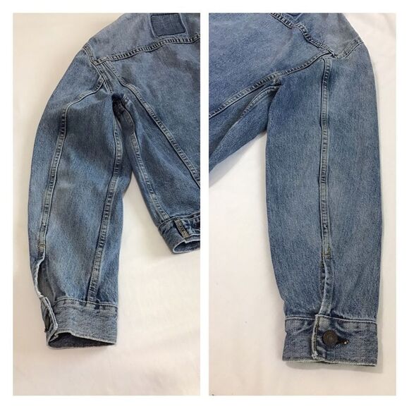 Levi’s Jean Jacket Big E Trucker Style Jacket Button J02 Vintage 80-90’s Size 38 - Picture 6 of 16